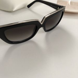 FINAL SALE NWOT Auth Valentino V Shaped Sunglasses